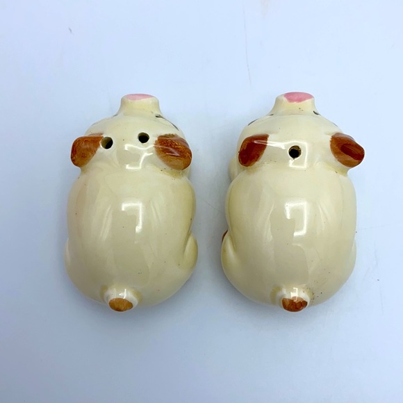 Vintage PIGS Salt & Pepper Shakers - MADE in JAPAN - Picture 6 of 7